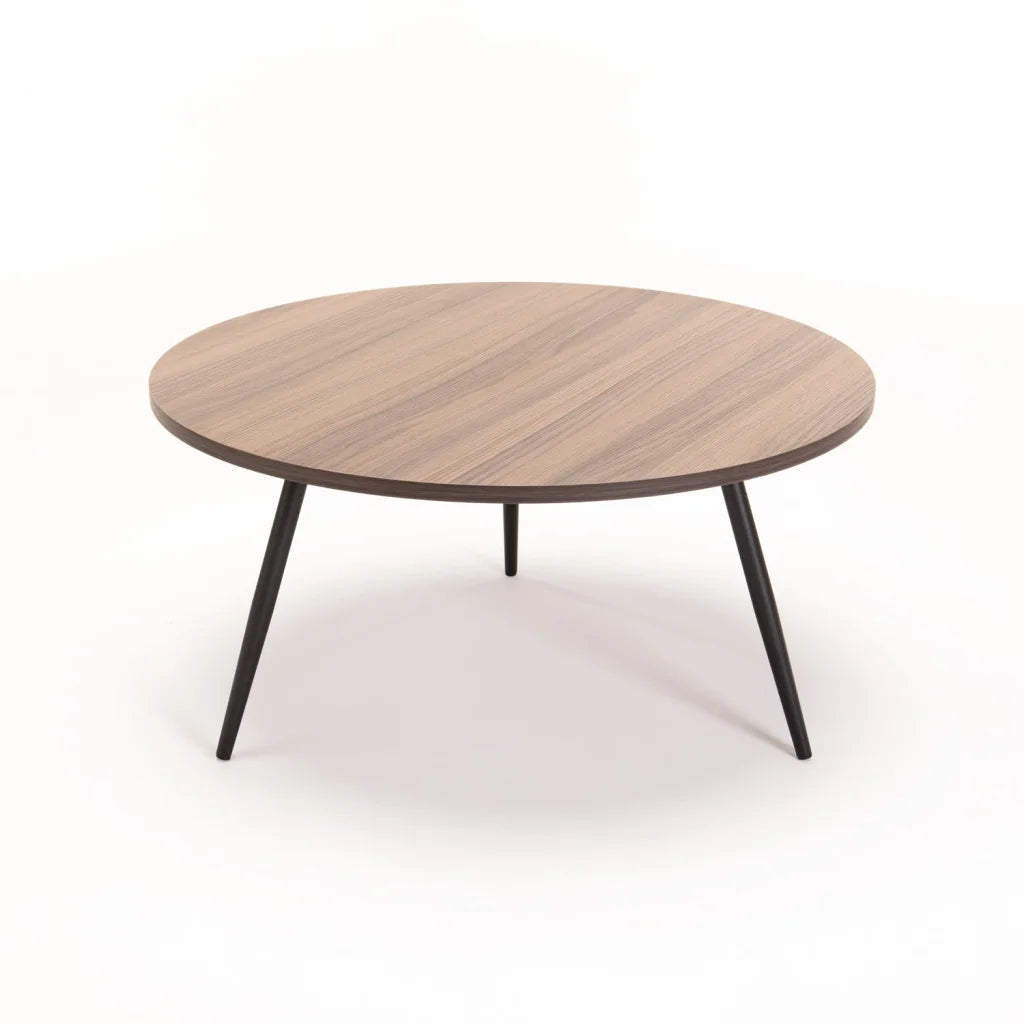 Sangrio 80cm Round Coffee Table - Brown
