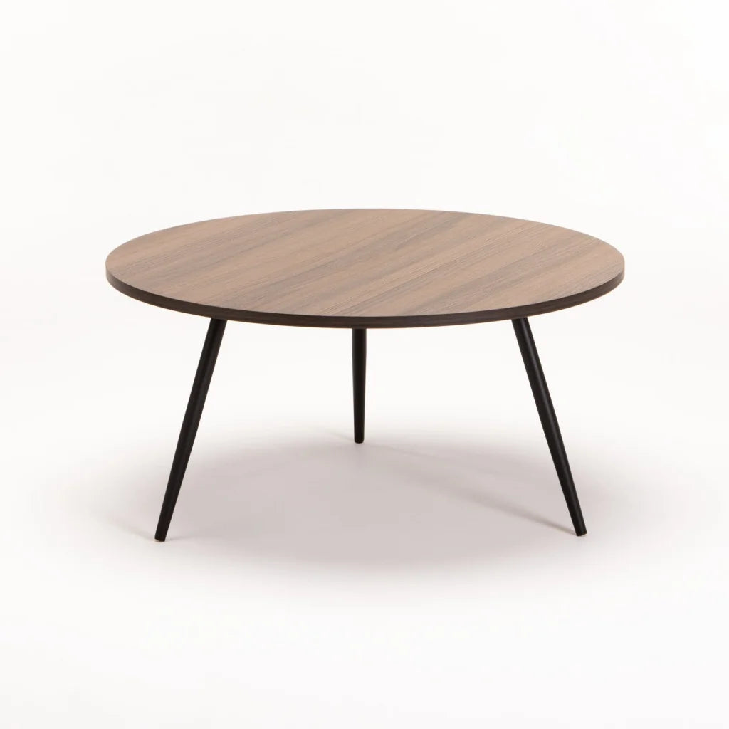 Sangrio 80cm Round Coffee Table - Brown