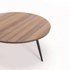 Sangrio 80cm Round Coffee Table - Brown