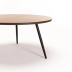 Sangrio 80cm Round Coffee Table - Brown