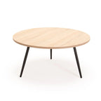 Sangrio 80cm Round Coffee Table - Oak