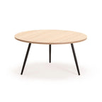 Sangrio 80cm Round Coffee Table - Oak