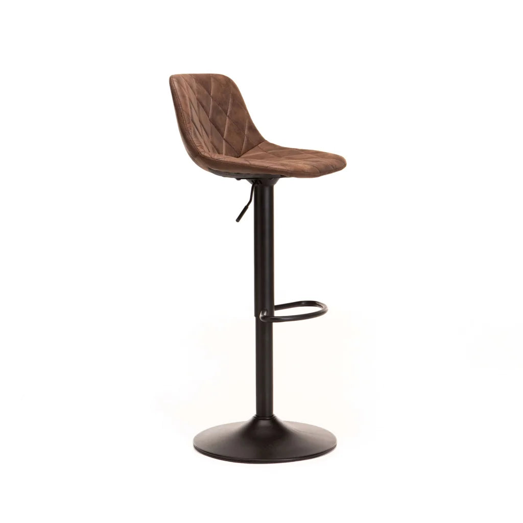 Savanna Fabric Barstool - Brown