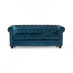 Shapidio Velvet 3 Seater Couch - Teal