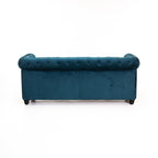 Shapidio Velvet 3 Seater Couch - Teal