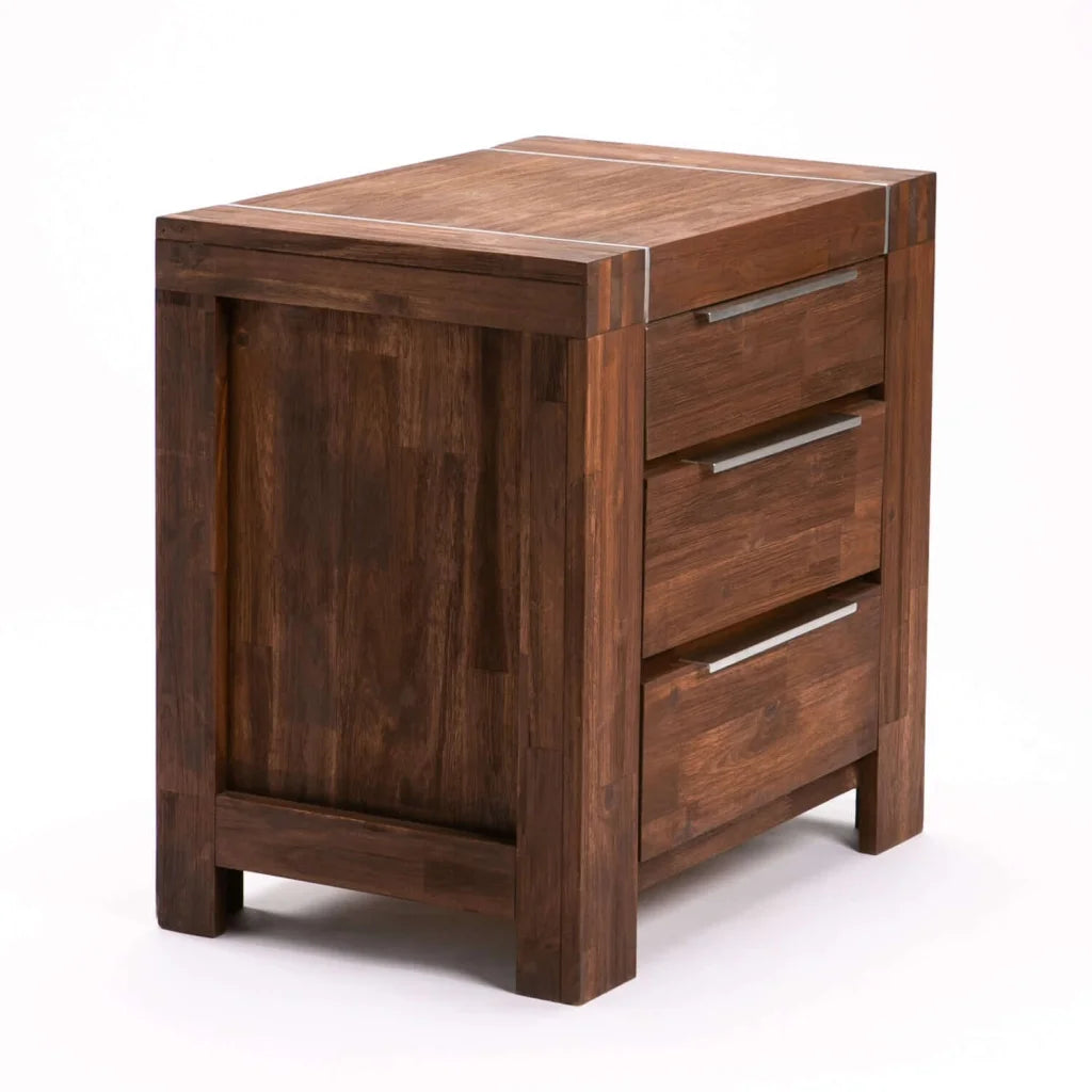 Shashier 3 Drawer Pedestal - Java