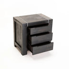 Shashier 3 Drawer Pedestal - Rustic Gre