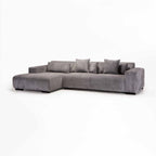 Steinbuck Fabric Corner Chaise - Grey