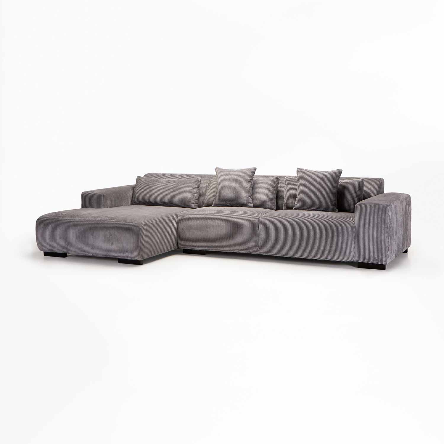 Steinbuck Fabric Corner Chaise - Grey