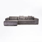 Steinbuck Fabric Corner Chaise - Grey
