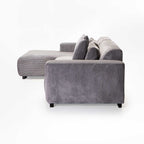 Steinbuck Fabric Corner Chaise - Grey