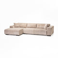 Steinbuck Fabric Corner Chaise - Platinum