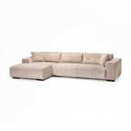 Steinbuck Fabric Corner Chaise - Platinum