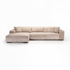 Steinbuck Fabric Corner Chaise - Platinum