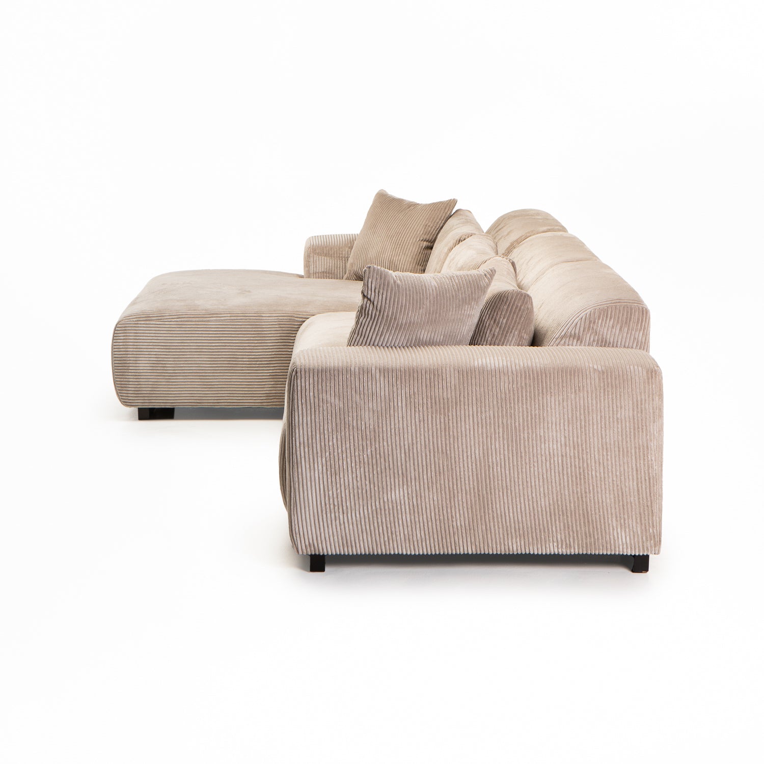 Steinbuck Fabric Corner Chaise - Platinum