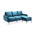 Subiya Fabric Corner Chaise - Teal