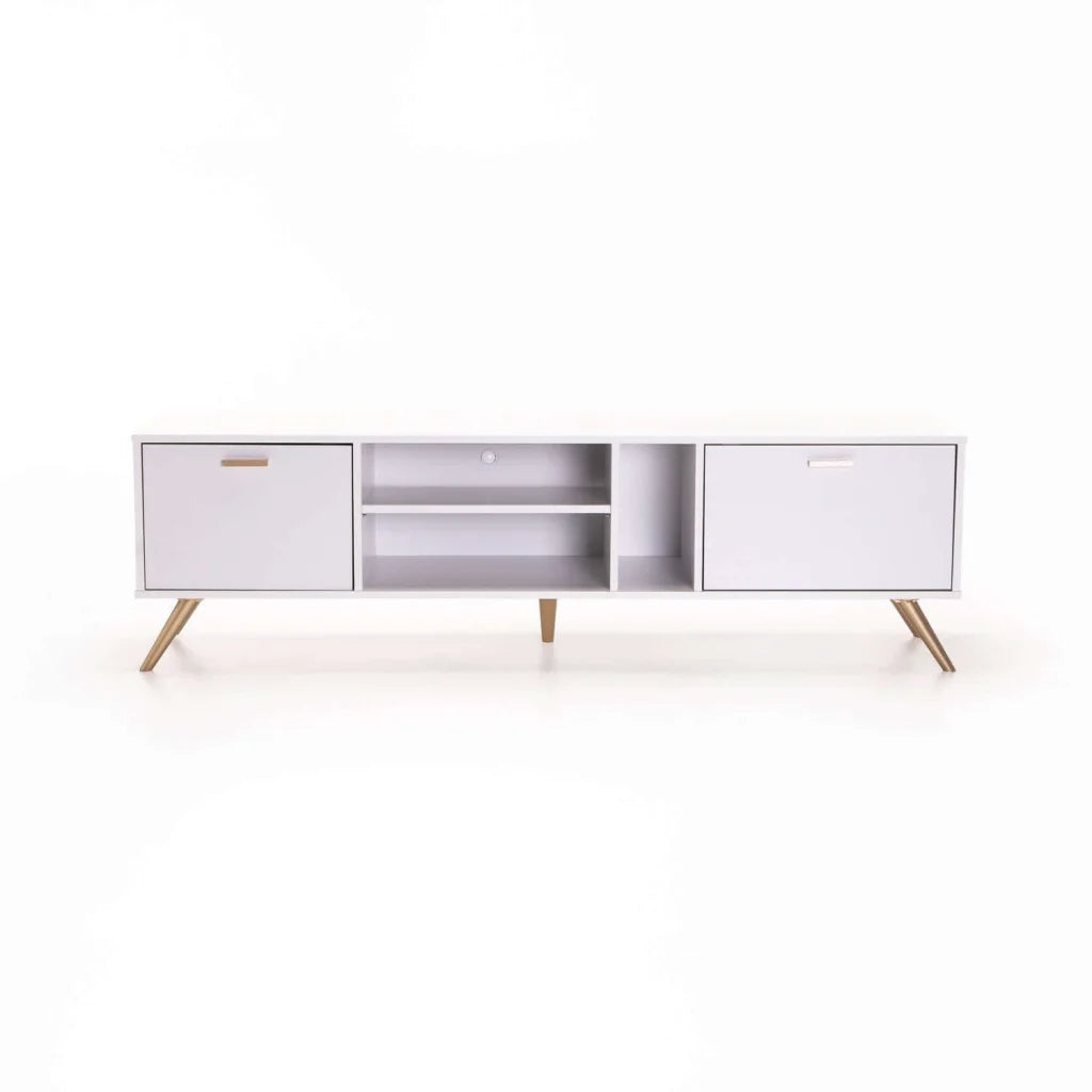 Succotash 160cm 2 Door TV Unit - White