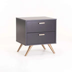 Succotash 2 Drawer Pedestal - Grey