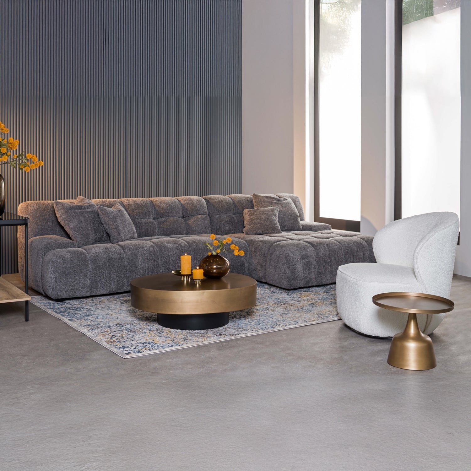 Sumba Fabric Corner Chaise