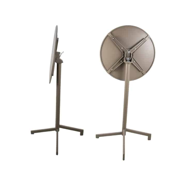 Adjustable Round Steel Table 60cm
