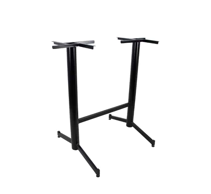 Double Cocktail Table Base Black