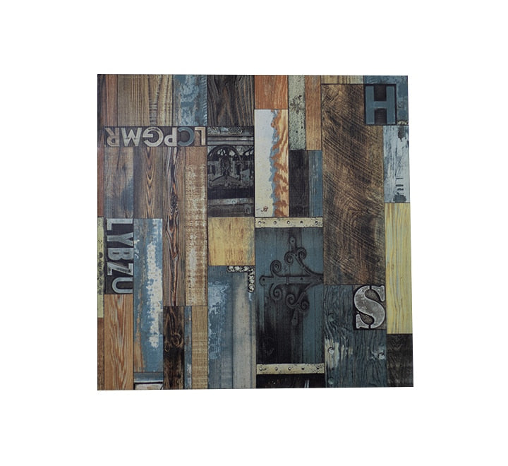 Wooden Print Cafe Table 80cm