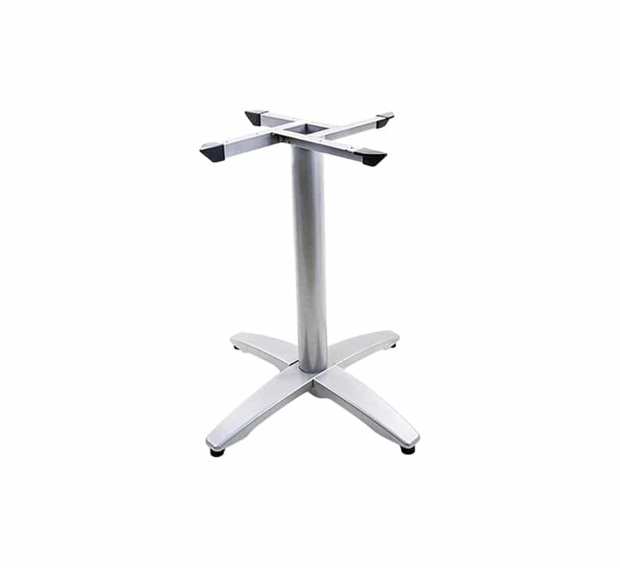 Status Single Cafe Table Base Silver