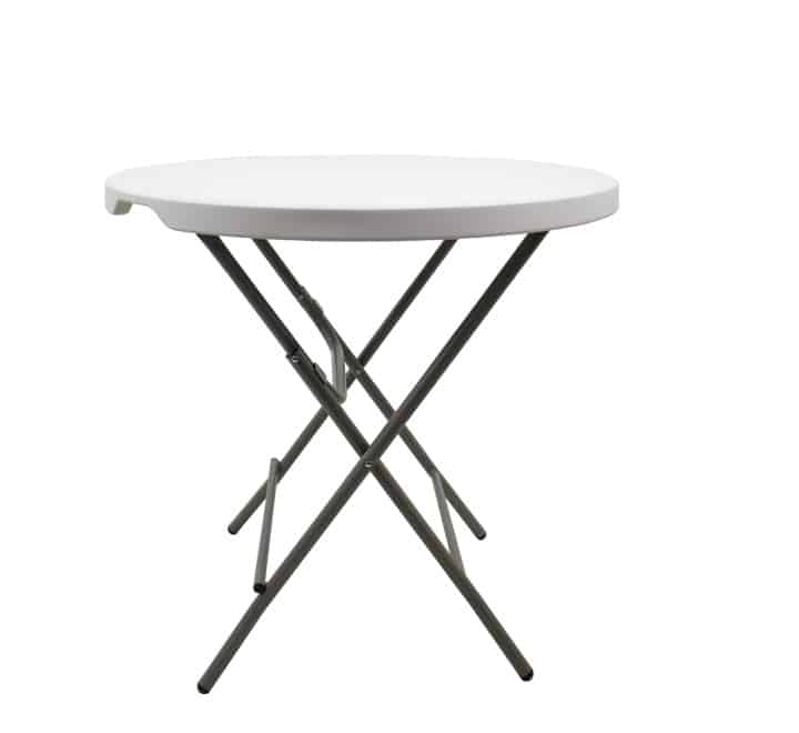 Plastic Round Cafe Table 80cm