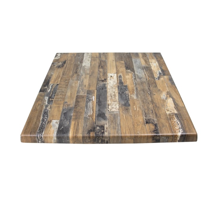 Werzalit Square Cafe Table Top 80cm