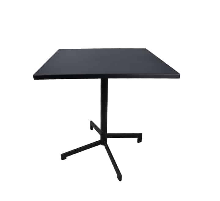 Square Steel Cafe Table 70cm