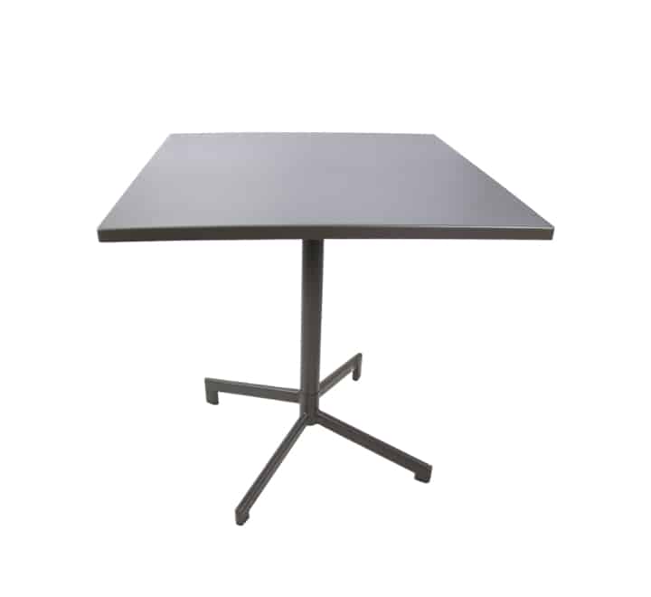 Square Steel Cafe Table 70cm