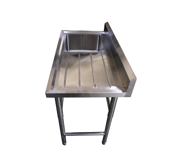 1.2m Prep Table Single Bowl Sink