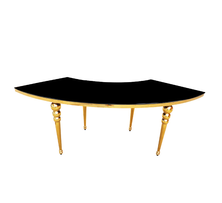 Fancy Curve Table Black