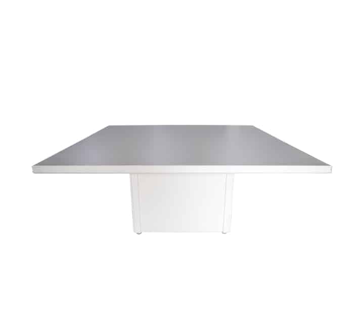 White Square Wooden Table 1.8m