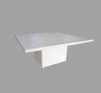 White Square Wooden Table 1.8m