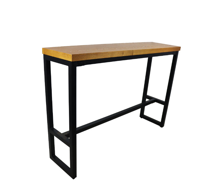 Bar Table Brown Wooden Top