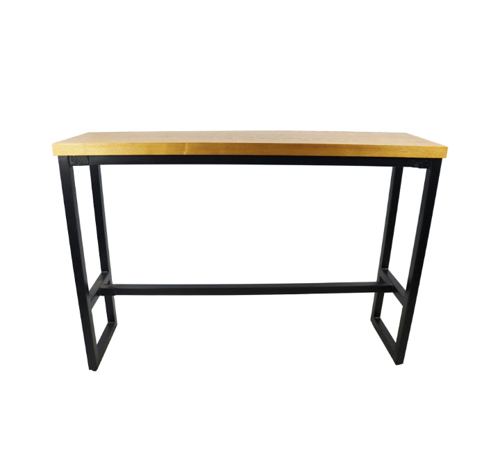 Bar Table Brown Wooden Top