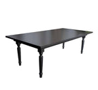 Black Rectangular Wooden Table 2.4m