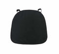 Fabric Chair Cushion Black