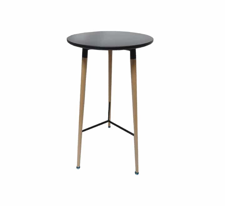 Round Cocktail Tables With Wooden Legs 60cm