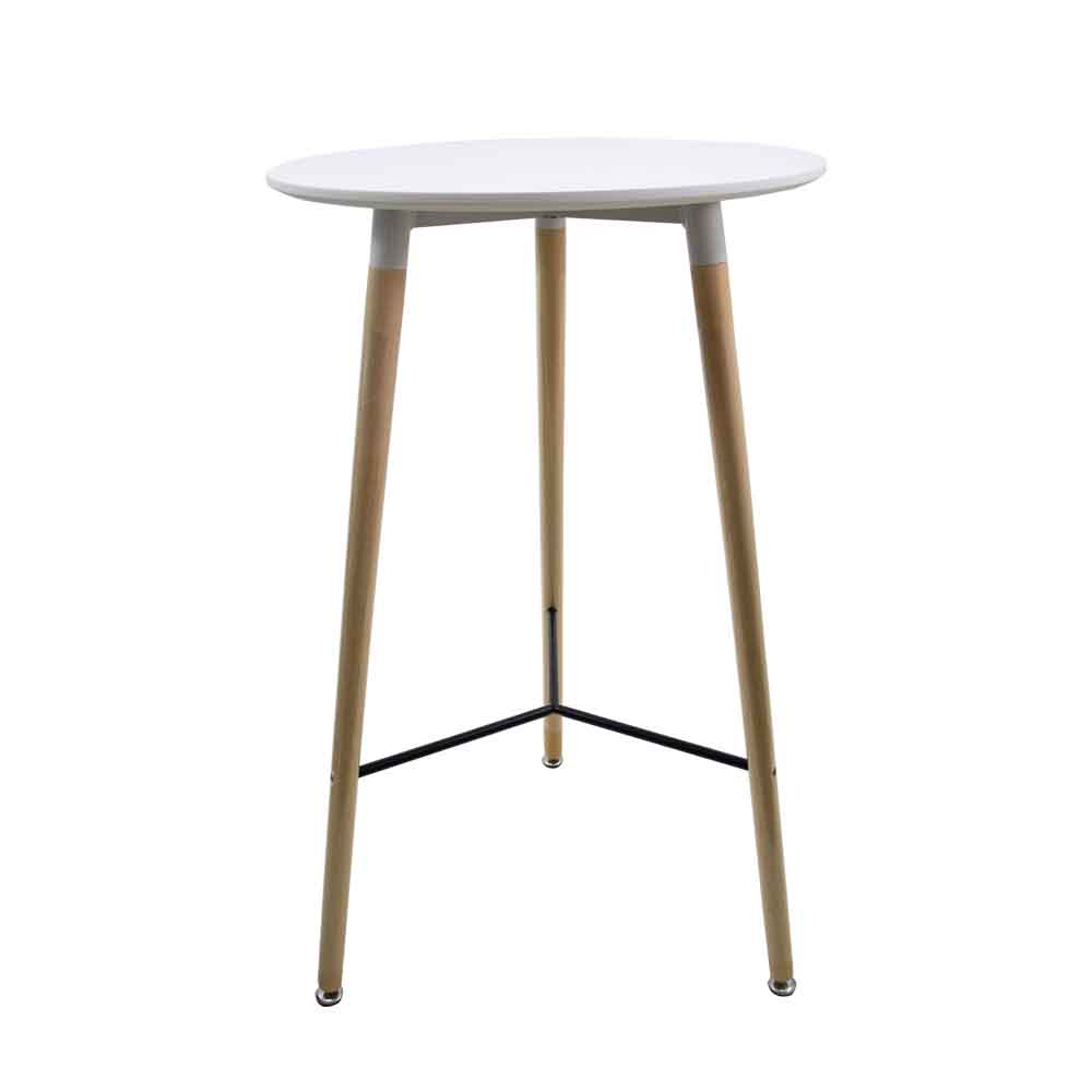Round Cocktail Tables With Wooden Legs 60cm