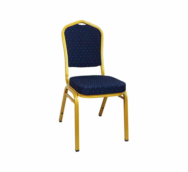 Banquet Chair With Gold Frame