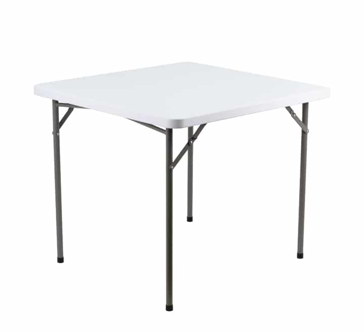 Plastic Top Square Folding Table