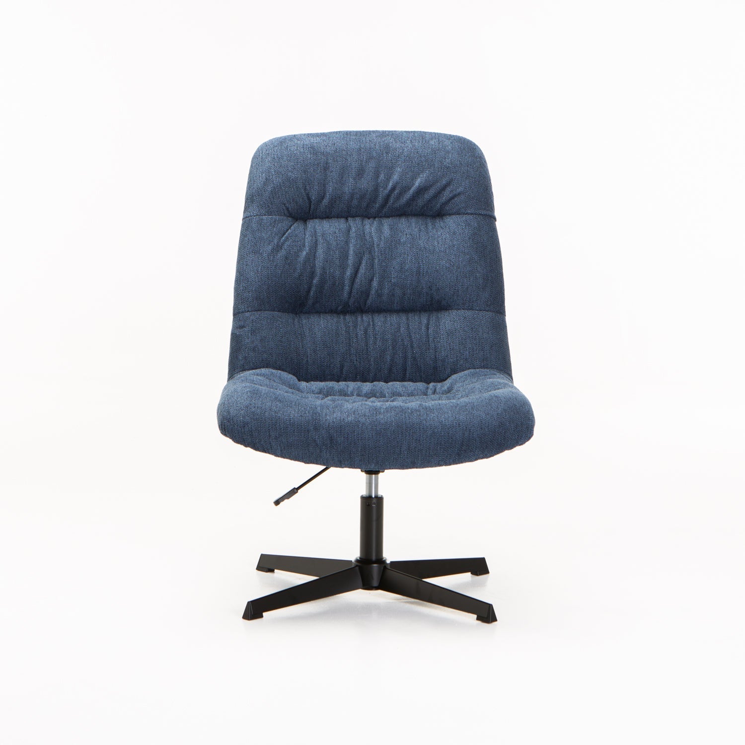 Trusha Fabric Chair With Swivel - Blue