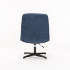 Trusha Fabric Chair With Swivel - Blue
