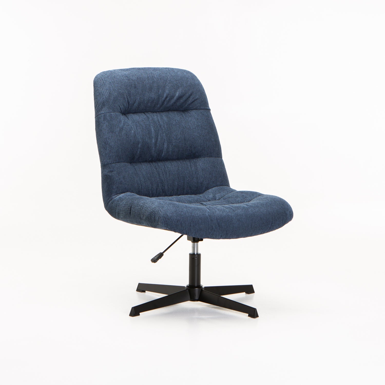 Trusha Fabric Chair With Swivel - Blue