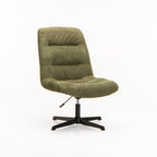 Trusha Fabric Chair With Swivel - Green