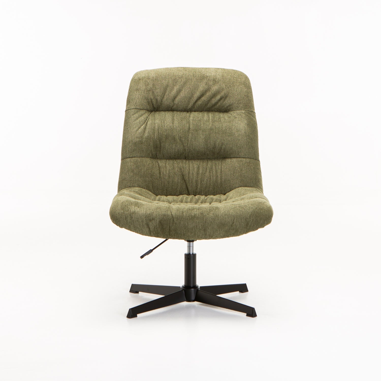 Trusha Fabric Chair With Swivel - Green