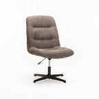 Trusha Fabric Chair With Swivel - Grey