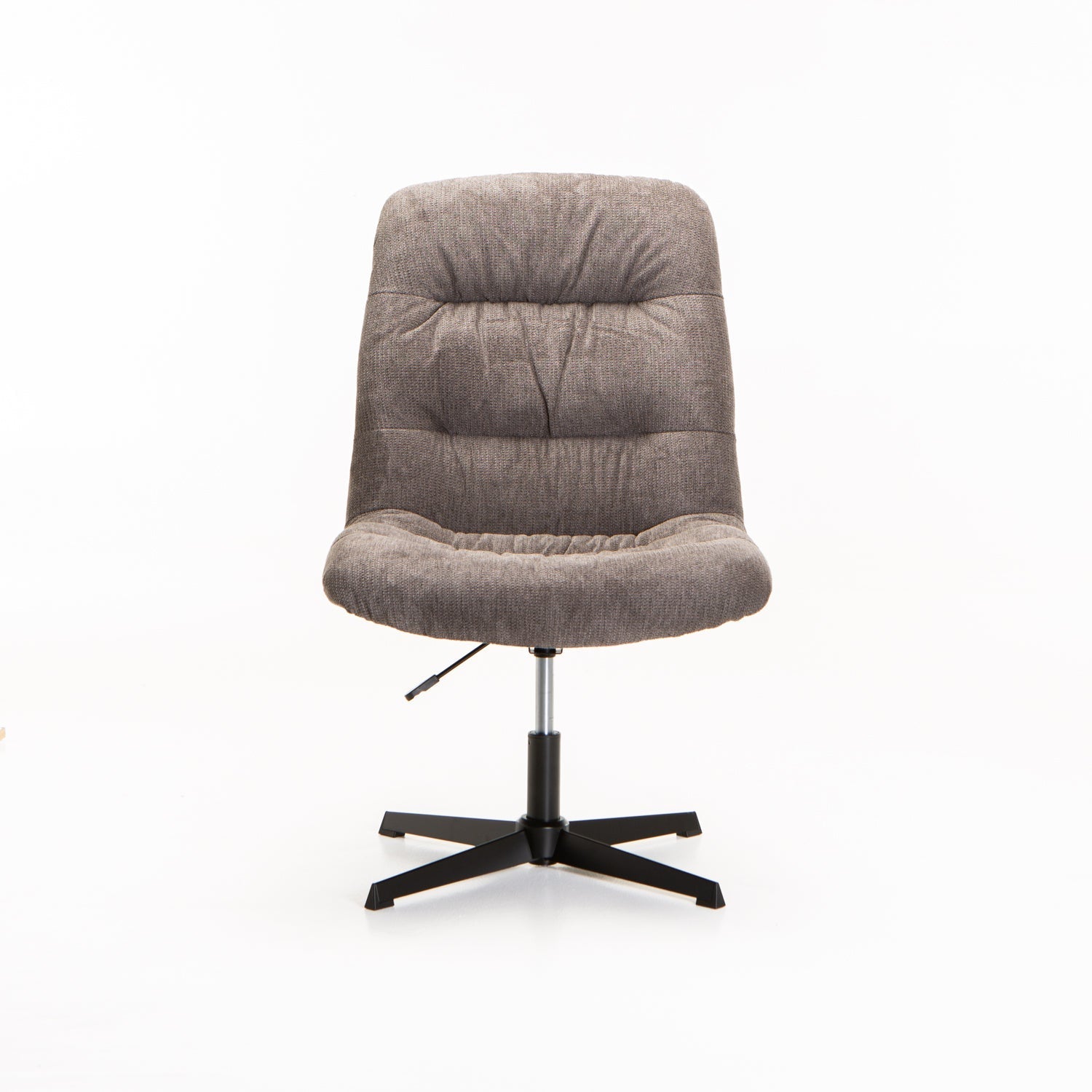 Trusha Fabric Chair With Swivel - Grey